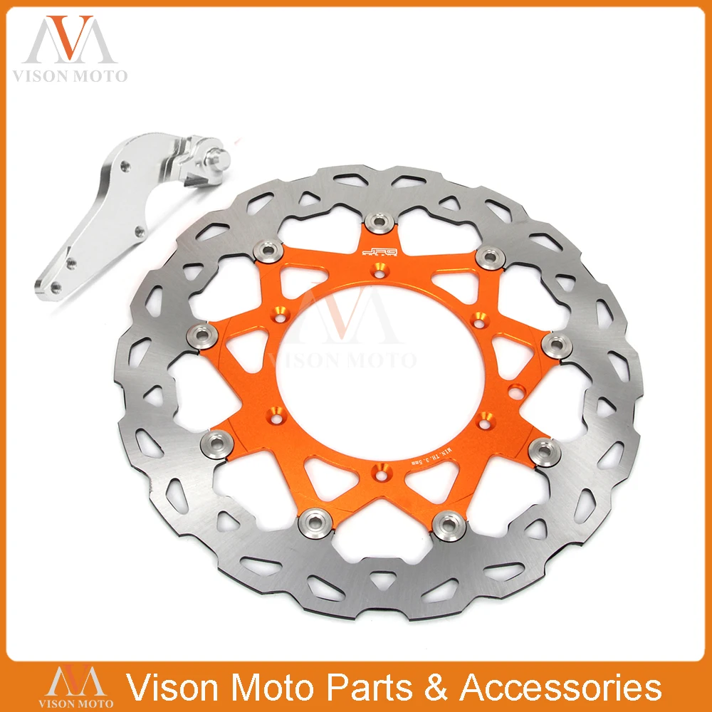 Motorcycle 320MM Front Wavy Floating Brake Disc Rotor With Bracket For KTM SX SXF XC XCW XCF XCFW EXC 125 144 150 200 250-530
Motorcycle 320MM Front Wavy Floating Brake Disc Rotor With Bracket For KTM SX SXF XC XCW XCF XCFW EXC 125 144 150 200 250-530