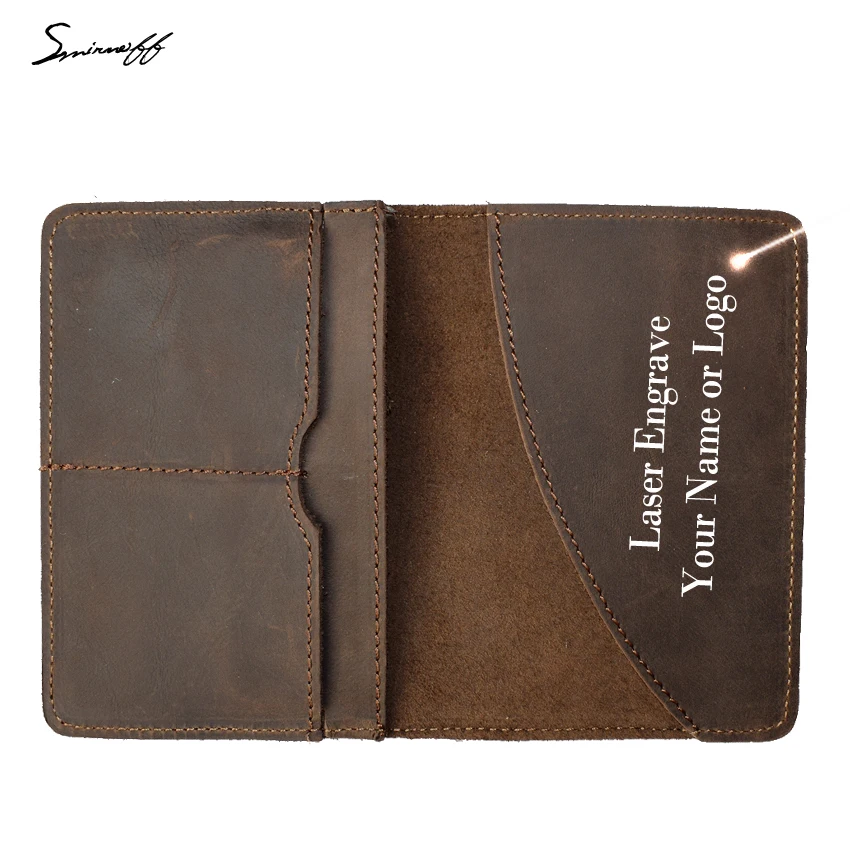 Coffee Genuine Leather Passport Cover Laser Engraved inscription Gift Travel Accessories Organizer Passport and Card Holder Case
Coffee Genuine Leather Passport Cover Laser Engraved inscription Gift Travel Accessories Organizer Passport and Card Holder Case