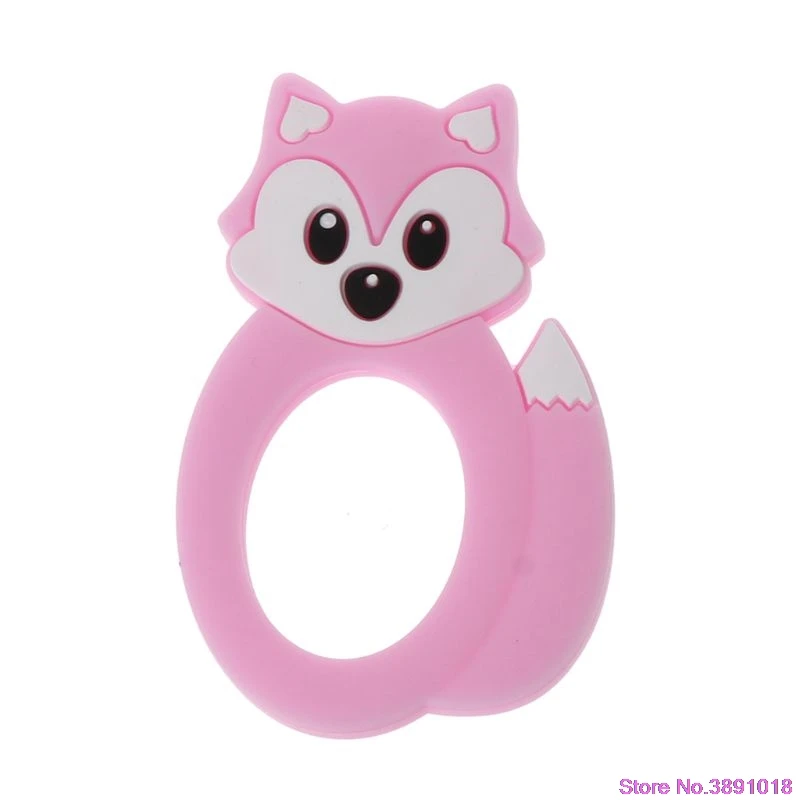 New Fox Silicone Teething Toy Baby Teether Beads DIY Chew Necklace Nursing Pendant
New Fox Silicone Teething Toy Baby Teether Beads DIY Chew Necklace Nursing Pendant