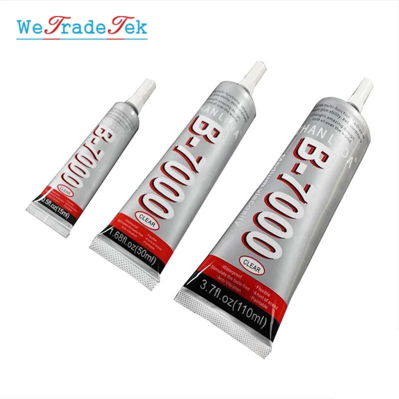 Liquid B7000 110ML 15ML 50ML Glue Metal Rubber Phone Touch Screen Repair Glue Nail Gel Epoxy Resin Adhesive DIY Jewelry Adhesive
Liquid B7000 110ML 15ML 50ML Glue Metal Rubber Phone Touch Screen Repair Glue Nail Gel Epoxy Resin Adhesive DIY Jewelry Adhesive
