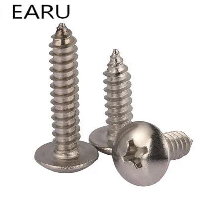 316 Stainless Steel Cross Phillips Flat Round Pan Head Self Tapping Wood Screws Bolt M5 * 10/12/16/20/25/30/35/40/45/50/60 Hot
316 Stainless Steel Cross Phillips Flat Round Pan Head Self Tapping Wood Screws Bolt M5 * 10/12/16/20/25/30/35/40/45/50/60 Hot