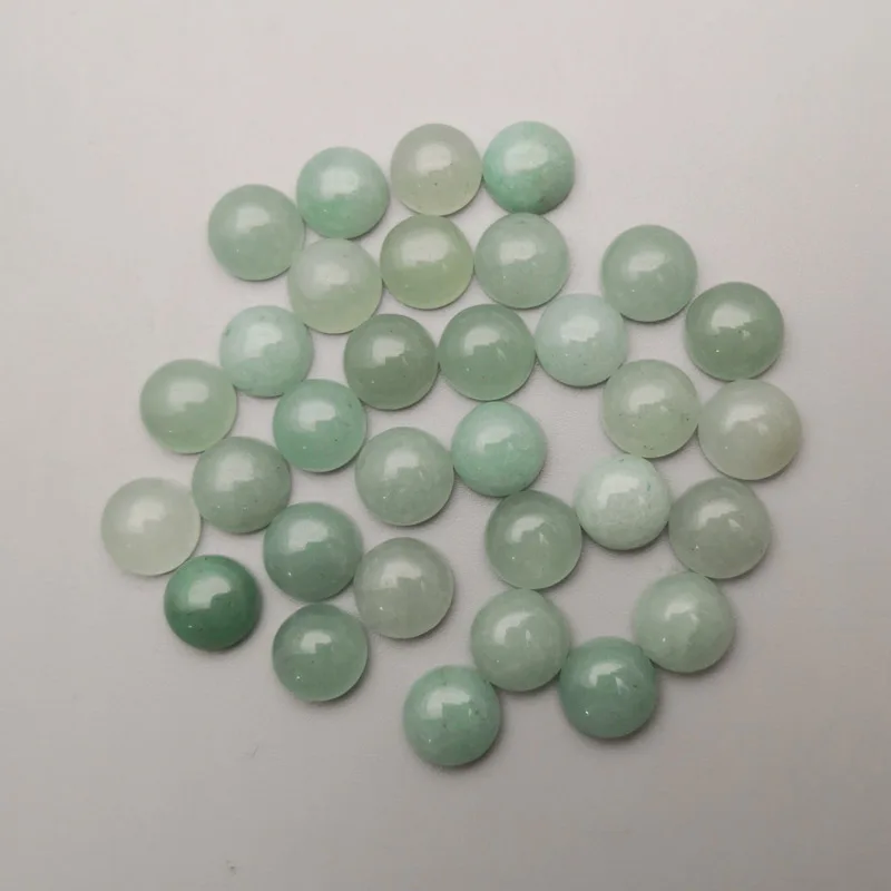 wholesale fashion 50Pcs/lot Aventurine natural stone charm 8mm round cabochon beads for jewelry Ring Earring accessories no hole
wholesale fashion 50Pcs/lot Aventurine natural stone charm 8mm round cabochon beads for jewelry Ring Earring accessories no hole