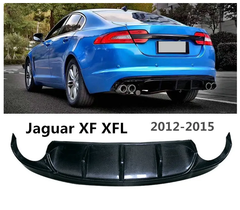Carbon Fiber Rear Lip Spoiler For Jaguar XF XFL 2012 2013 2014 2015 High Quality Bumper Diffuser Car Accessories 2*2=4 Exhaust
Carbon Fiber Rear Lip Spoiler For Jaguar XF XFL 2012 2013 2014 2015 High Quality Bumper Diffuser Car Accessories 2*2=4 Exhaust