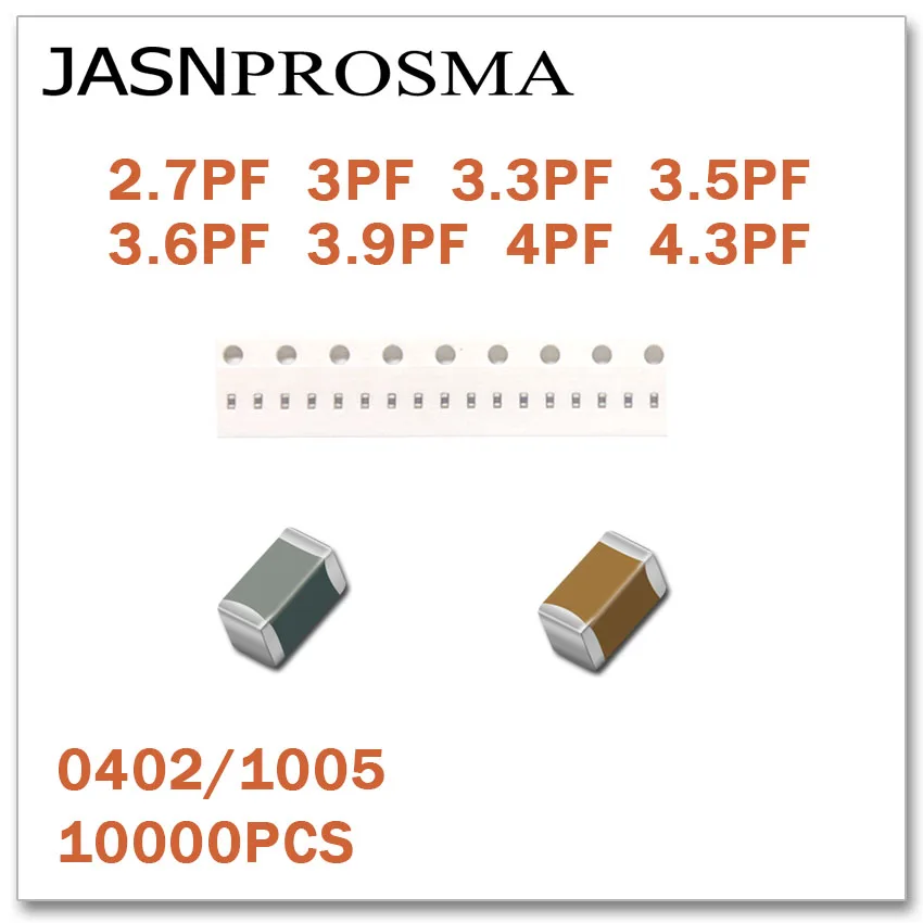 Jasnesma 10000 ШТ 0402 1005 COG/NPO RoHS 50V 0.25% 0.5% 2.7PF 3PF 3.3PF 3.5PF 3.6PF 3.9PF 4PF 4.3PF SMD, высокое качество конденсатора
Jasnesma 10000 ШТ 0402 1005 COG/NPO RoHS 50V 0.25% 0.5% 2.7PF 3PF 3.3PF 3.5PF 3.6PF 3.9PF 4PF 4.3PF SMD, высокое качество конденсатора
