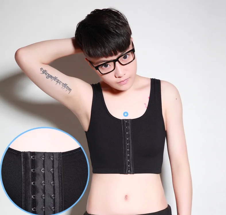 Undershirt with elastic band open front short Les Chest Binder sport tank top Bustiers Tomboy bust bra nylon spandex
Undershirt with elastic band open front short Les Chest Binder sport tank top Bustiers Tomboy bust bra nylon spandex