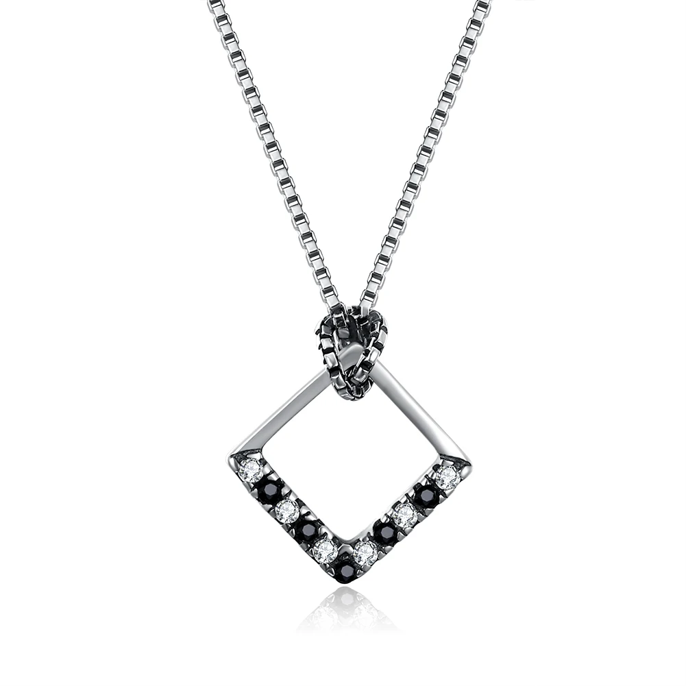 Vintage 925 Sterling Silver Women Necklaces Fine Jewelry Retro Simple CZ Zircon S925 Square Pendant Necklaces Lady Party Jewelry
Vintage 925 Sterling Silver Women Necklaces Fine Jewelry Retro Simple CZ Zircon S925 Square Pendant Necklaces Lady Party Jewelry