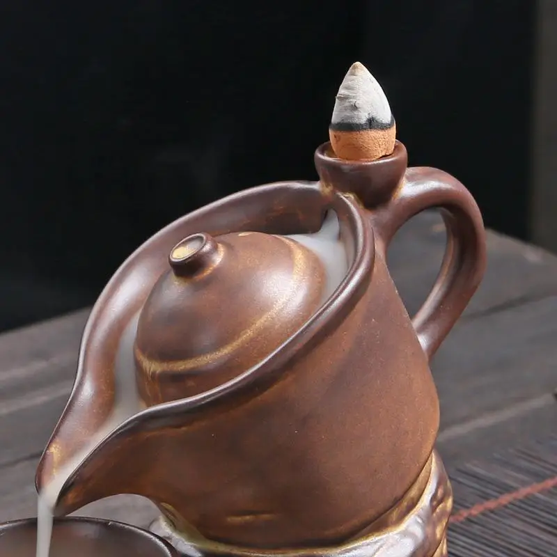 Ceramic Teaware Smoke Waterfall Backflow Incense Burner Quemador De Incienso Tower Incense Holder Use In Temple Home Decor Zen
Ceramic Teaware Smoke Waterfall Backflow Incense Burner Quemador De Incienso Tower Incense Holder Use In Temple Home Decor Zen