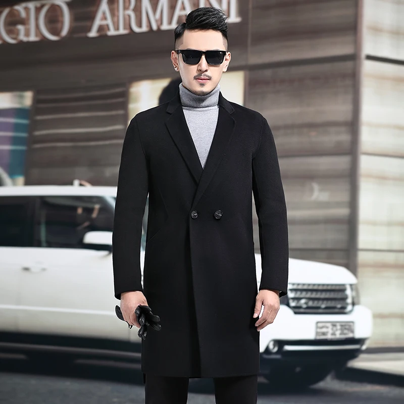 M-5XL! Big yards! High quality men's woollen overcoat with long double-faced woollen overcoat with cashmere wool overcoat
M-5XL! Big yards! High quality men's woollen overcoat with long double-faced woollen overcoat with cashmere wool overcoat