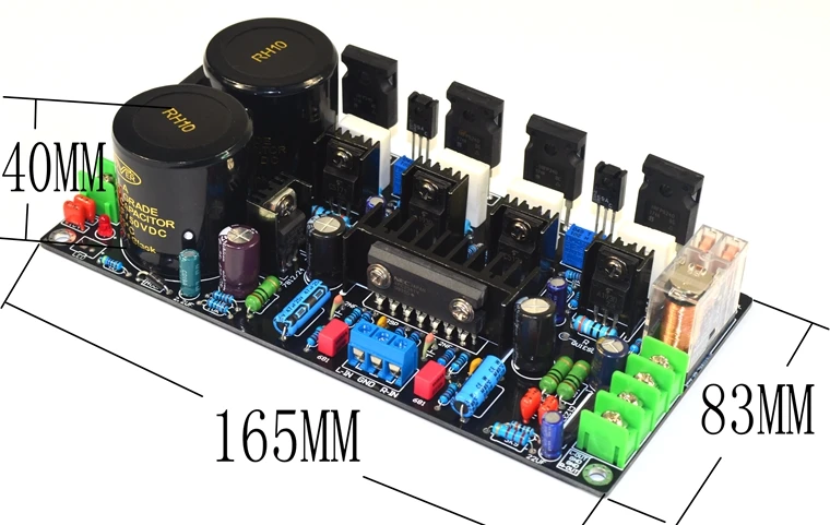 IRF240 + IRF9240 Separate FET Field effect tube + UPC2581V Push tube 120W+120W class AB amplifier board
IRF240 + IRF9240 Separate FET Field effect tube + UPC2581V Push tube 120W+120W class AB amplifier board