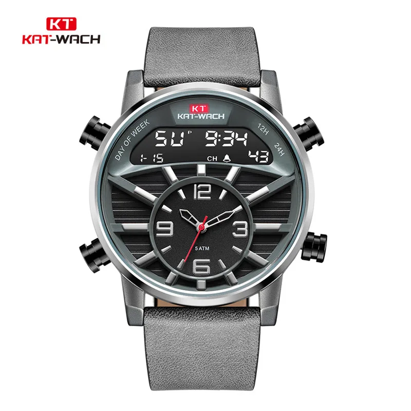 Watch Mens Watches KAT-WACH Top Brand Luxury Men Casual Leather Waterproof Chronograph Men Sport Quartz Clock Relogio Masculino
Watch Mens Watches KAT-WACH Top Brand Luxury Men Casual Leather Waterproof Chronograph Men Sport Quartz Clock Relogio Masculino