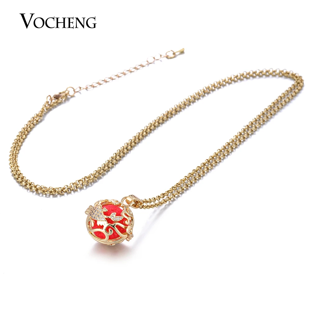 Vocheng Baby Chime Jewelry 3 Colors Cubic Zircon Harmony Caller Necklace with Stainless Steel Chain VA-366
Vocheng Baby Chime Jewelry 3 Colors Cubic Zircon Harmony Caller Necklace with Stainless Steel Chain VA-366
