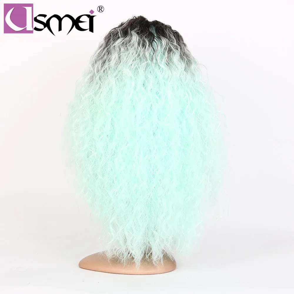 USMEI long Natural wave wig lace front wig Synthetic Wigs For Women Ombre pink hair two color for choose natural hairline hair
USMEI long Natural wave wig lace front wig Synthetic Wigs For Women Ombre pink hair two color for choose natural hairline hair