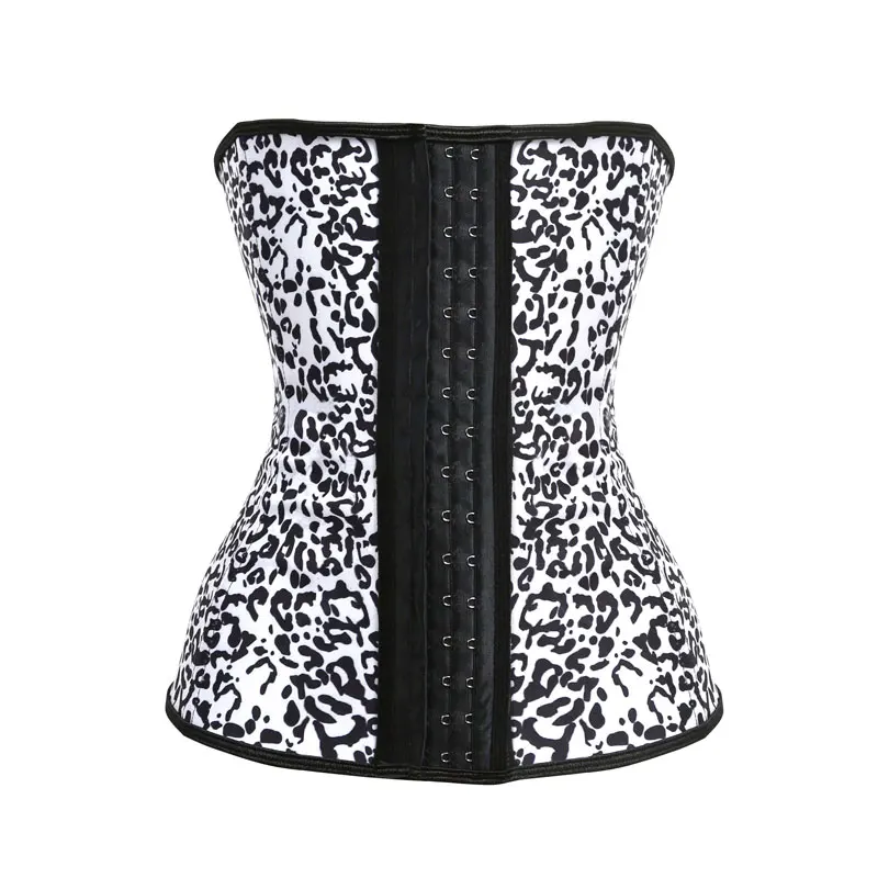 Waist Trainer Steel Boned corset Latex cincher Trainers white leopard print Waist slim belt w7462
Waist Trainer Steel Boned corset Latex cincher Trainers white leopard print Waist slim belt w7462