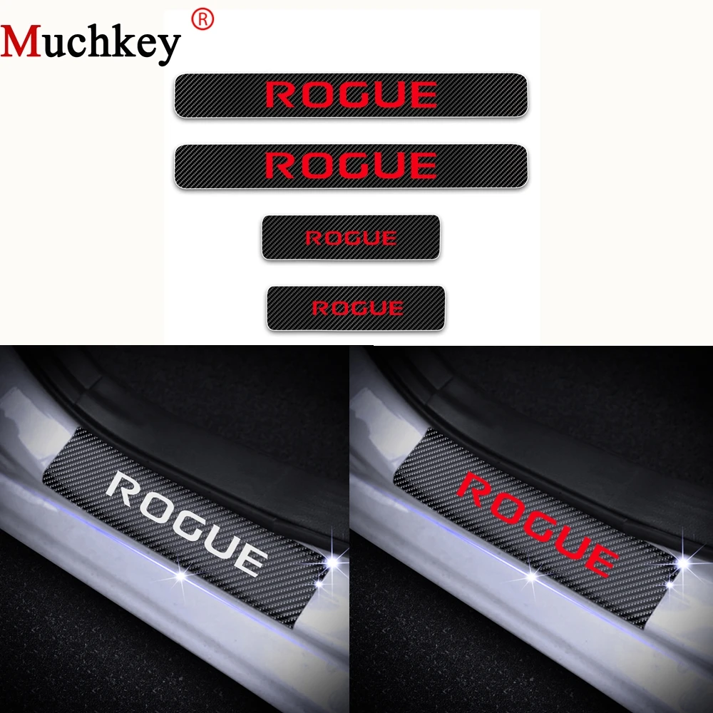Car Stickers For Nissan ROGUE Car Door Sill Scuff Plate Door Step Plate Carbon Fiber Vinyl Sticker Auto Part Car Styling 4Pcs
Car Stickers For Nissan ROGUE Car Door Sill Scuff Plate Door Step Plate Carbon Fiber Vinyl Sticker Auto Part Car Styling 4Pcs