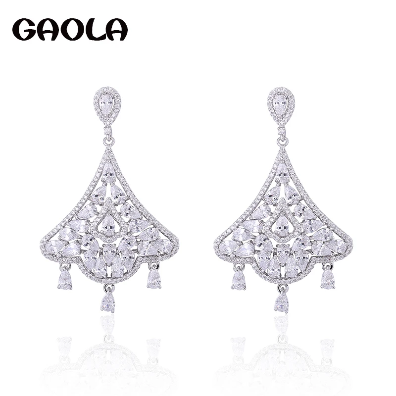 GAOLA Elegant Geometric Shape White CZ Stone Fashion Flower Bridal Earrings For Lady Luxury Dinner Dress Accessories GLE6654
GAOLA Elegant Geometric Shape White CZ Stone Fashion Flower Bridal Earrings For Lady Luxury Dinner Dress Accessories GLE6654