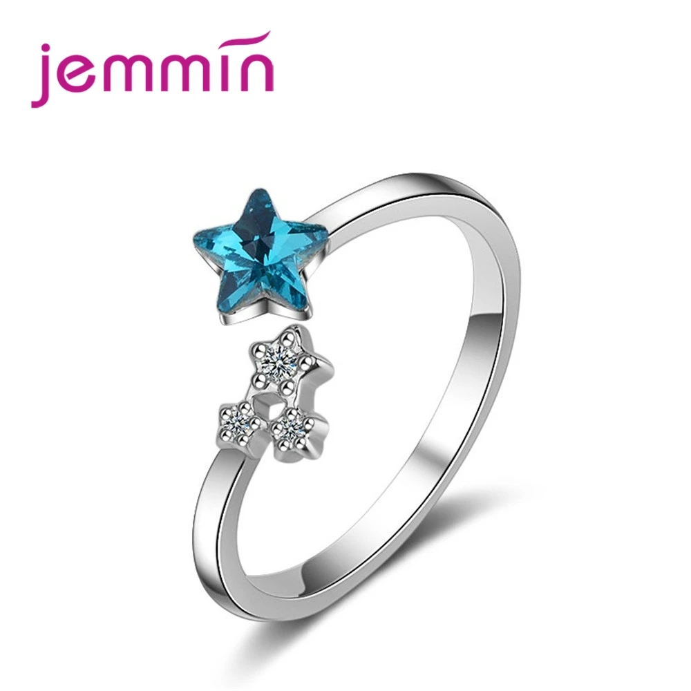 Hot Sale Women Girls Lovely Star Decoration 925 Sterling Silver Adjustable Ring For Birthday Jewelry Gift Wholesale
Hot Sale Women Girls Lovely Star Decoration 925 Sterling Silver Adjustable Ring For Birthday Jewelry Gift Wholesale