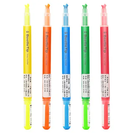 2019 New KOKUYO PM-L301 for beetle tip fluorescent pen 3 function multi-angle pen 5 color marker pen for stationery students
2019 New KOKUYO PM-L301 for beetle tip fluorescent pen 3 function multi-angle pen 5 color marker pen for stationery students