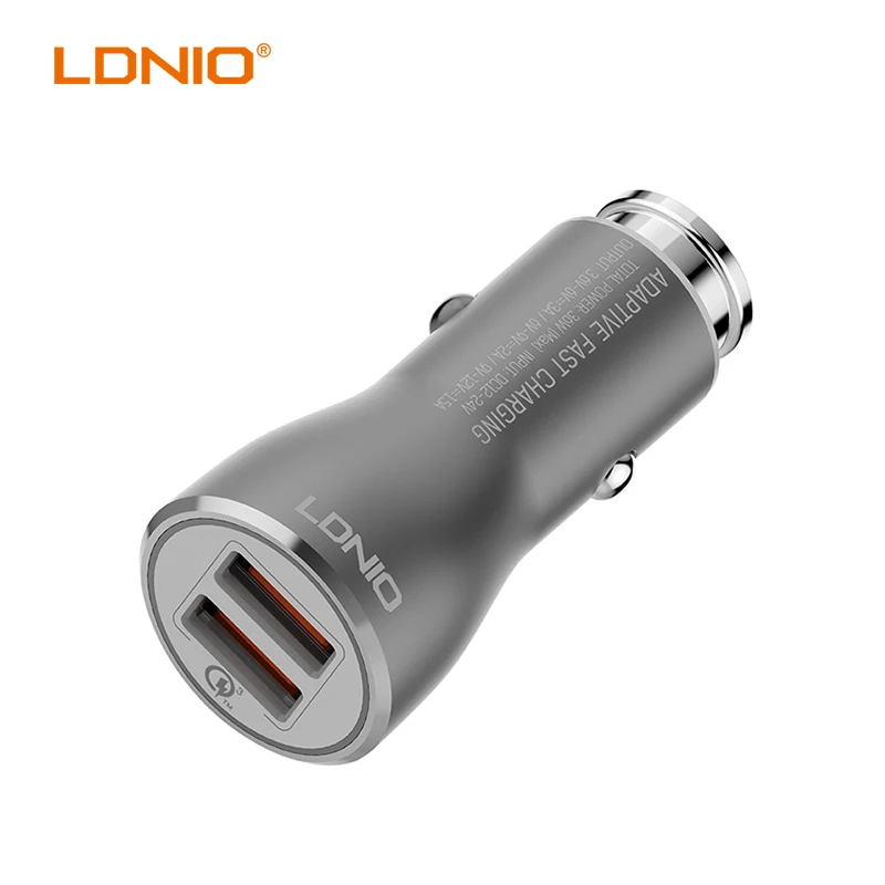 LDNIO QC3.0 автомобильное зарядное устройство для телефона/зарядное usb планшета с