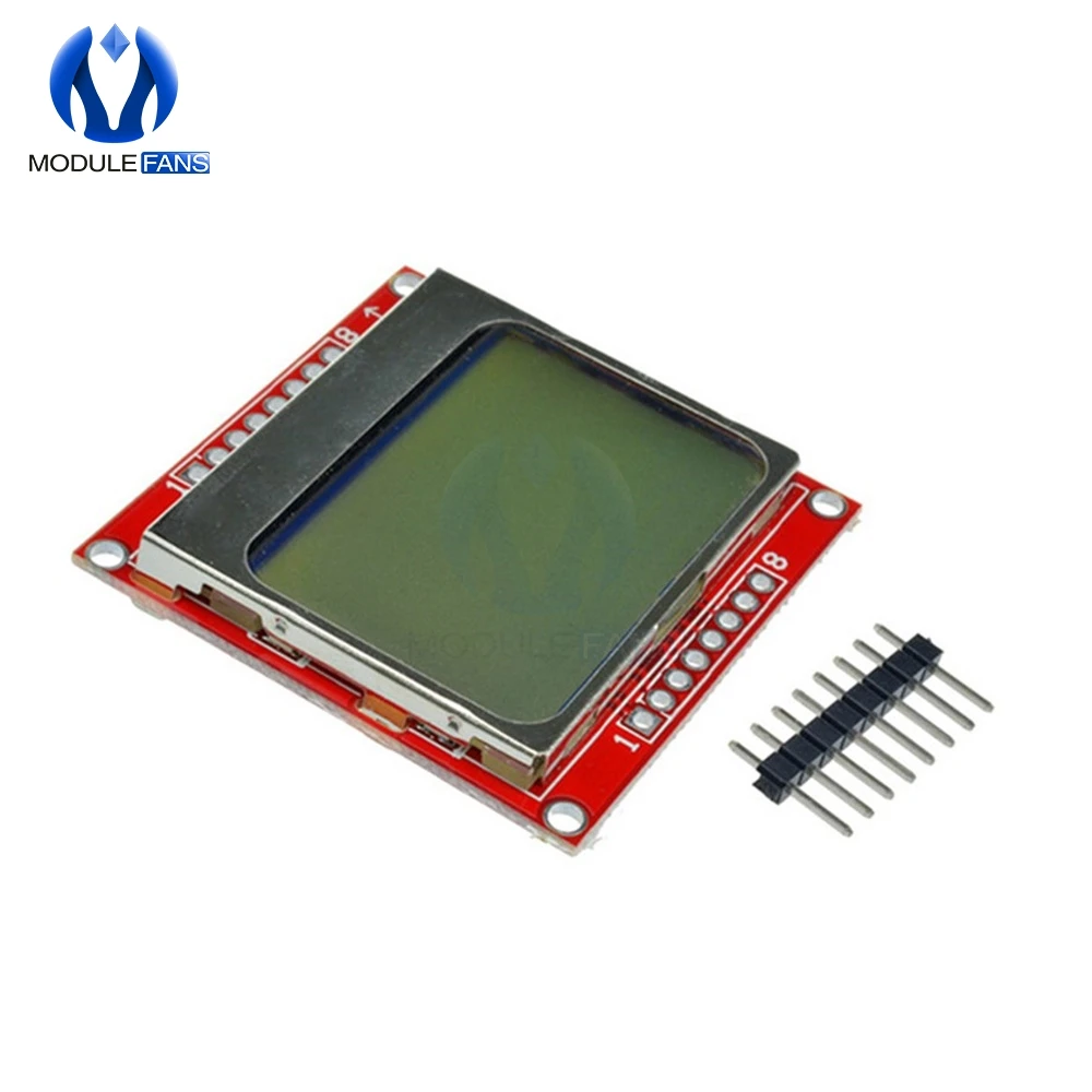 LCD Display Module Monitor White Backlight Adapter PCB 84*48 84x48 5110 Screen for Arduino Controller 3.3V Dot Matrix Digital
LCD Display Module Monitor White Backlight Adapter PCB 84*48 84x48 5110 Screen for Arduino Controller 3.3V Dot Matrix Digital