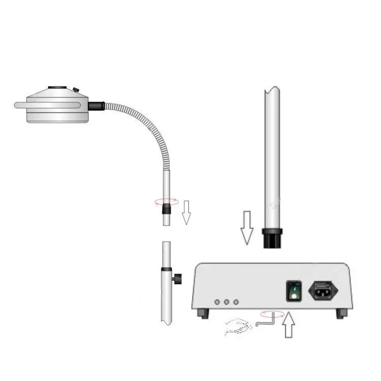 36W 12 LED Mobile Surgical Medical Exam Light AC Shadowless Lamp KD-2012D-3 CN Professional surgical light | Лампы и освещение