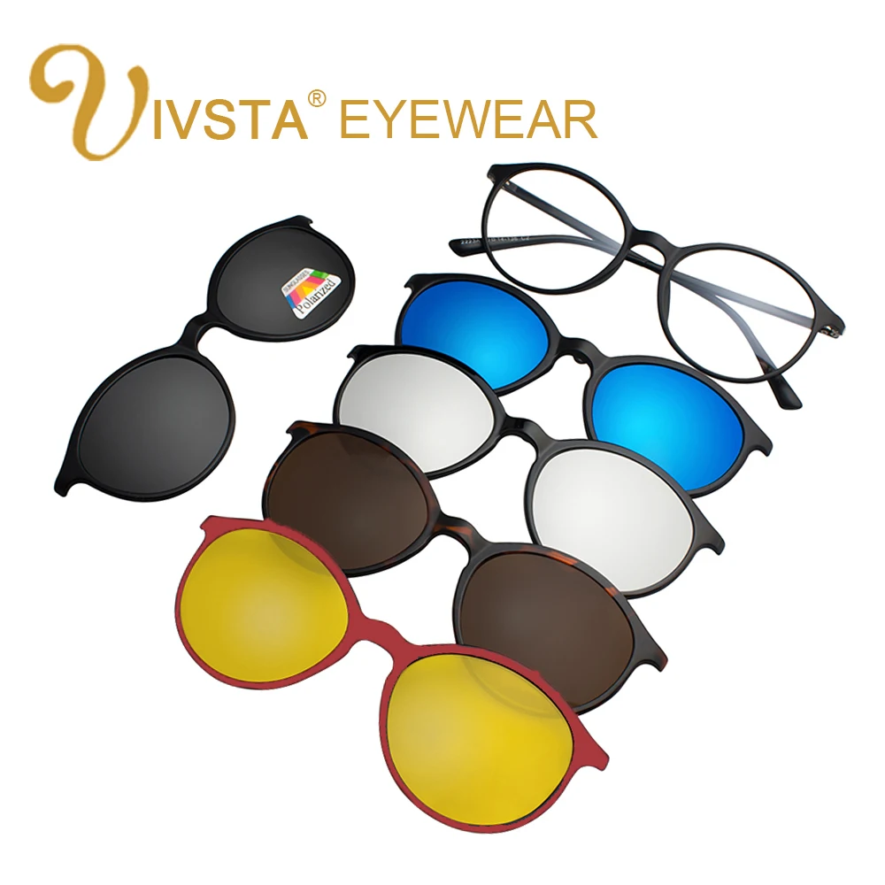 IVSTA 5 in 1 bag Clip On Sunglasses Women Frames Men Glasses Clips Magnetic Sunglasses with Magnet Sunglasses Optical Myopia
IVSTA 5 in 1 bag Clip On Sunglasses Women Frames Men Glasses Clips Magnetic Sunglasses with Magnet Sunglasses Optical Myopia