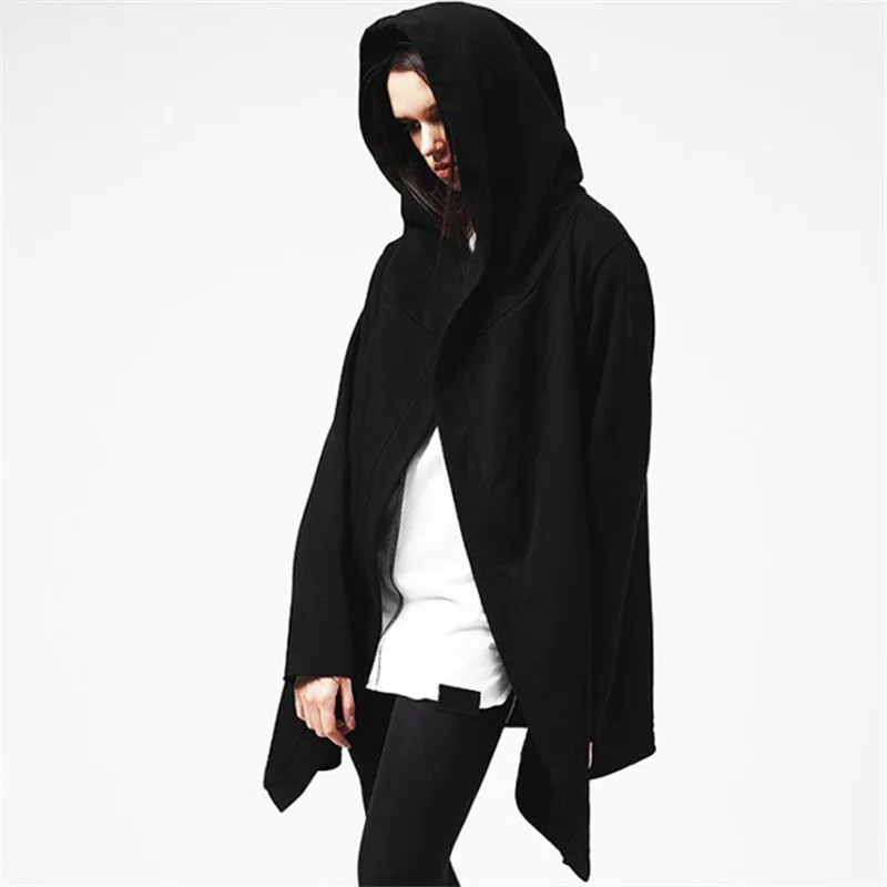 Men Hooded Sweatshirts With Black Gown Hip Hop Mantle Hoodies Fashion Jacket Long Sleeves Cloak Moleton Masculino Coats Outwear
Men Hooded Sweatshirts With Black Gown Hip Hop Mantle Hoodies Fashion Jacket Long Sleeves Cloak Moleton Masculino Coats Outwear
