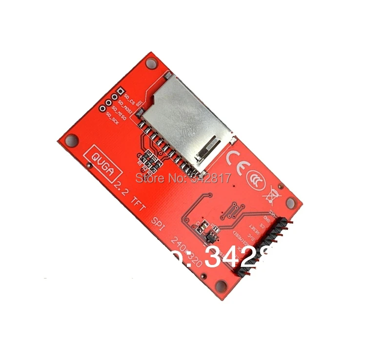 2 &quot2 дюймов 320X240 серийный SPI TFT цветной ЖК модуль SPEC дисплей + PCB адаптер с разъемом
