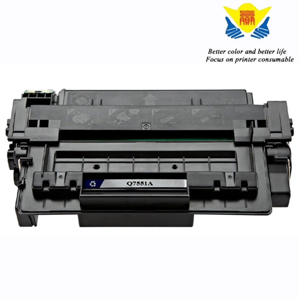 Черный совместимый картридж с тонером JIANYINGCHEN 7551A для HPs Laserjet M3035MFP P3005 M3027MFP |
