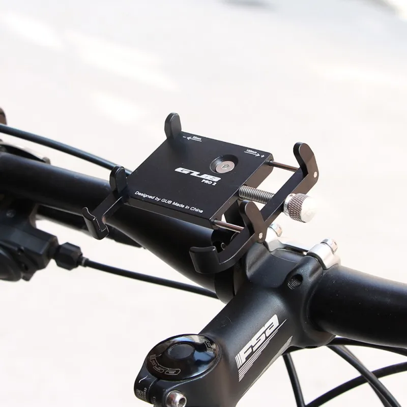 Aluminum Alloy Bike Phone Holder for 3.5-6.2 inch Smartphone Adjustable Universal Support GPS Navigation Phone Stand GUB PRO2 -2
Aluminum Alloy Bike Phone Holder for 3.5-6.2 inch Smartphone Adjustable Universal Support GPS Navigation Phone Stand GUB PRO2 -2
