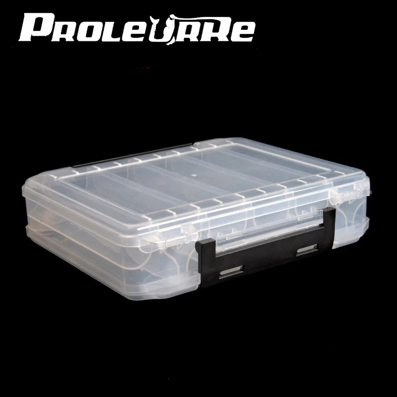 NEW Double Sided 12 Compartments Fishing Tackle Tools Box Lure Fishhooks Float Sinker Line Fishing Accessories Box 210x170x43mm
NEW Double Sided 12 Compartments Fishing Tackle Tools Box Lure Fishhooks Float Sinker Line Fishing Accessories Box 210x170x43mm