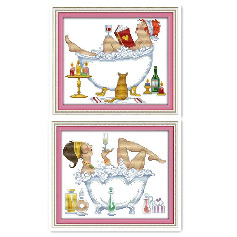 European style bathing beauty leisurely life beautiful picture hand embroidery cross stitch furniture decoration hanging picture
European style bathing beauty leisurely life beautiful picture hand embroidery cross stitch furniture decoration hanging picture