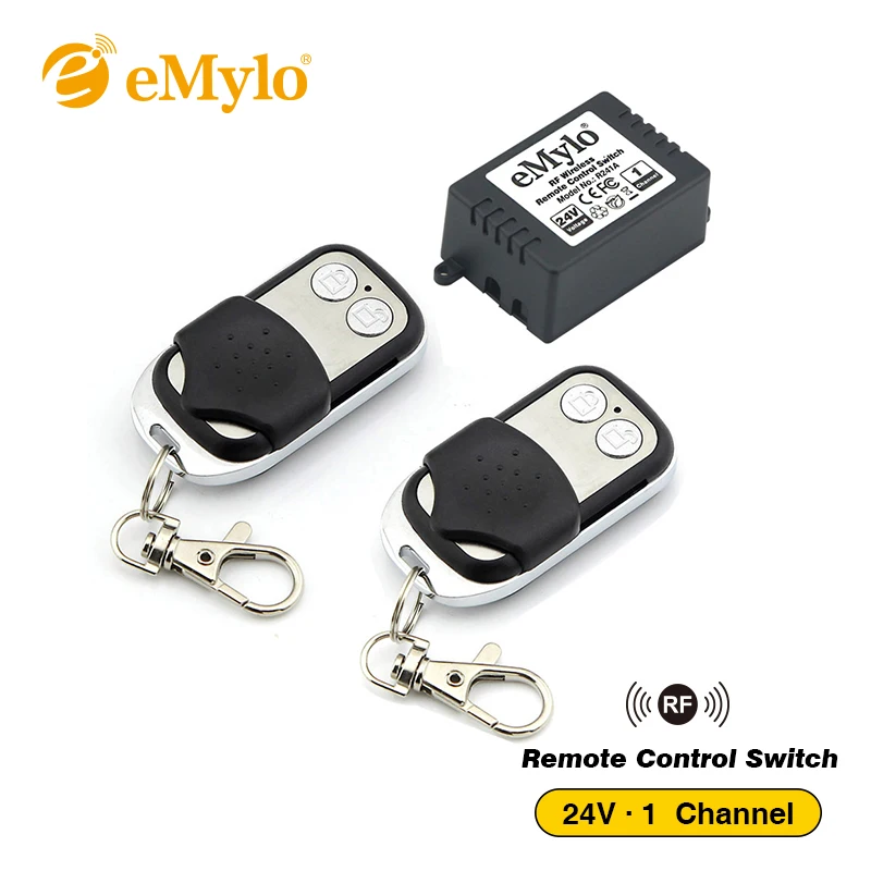 EMylo RF DC 24 В беспроводной пульт дистанционного управления выключатель света 433 МГц