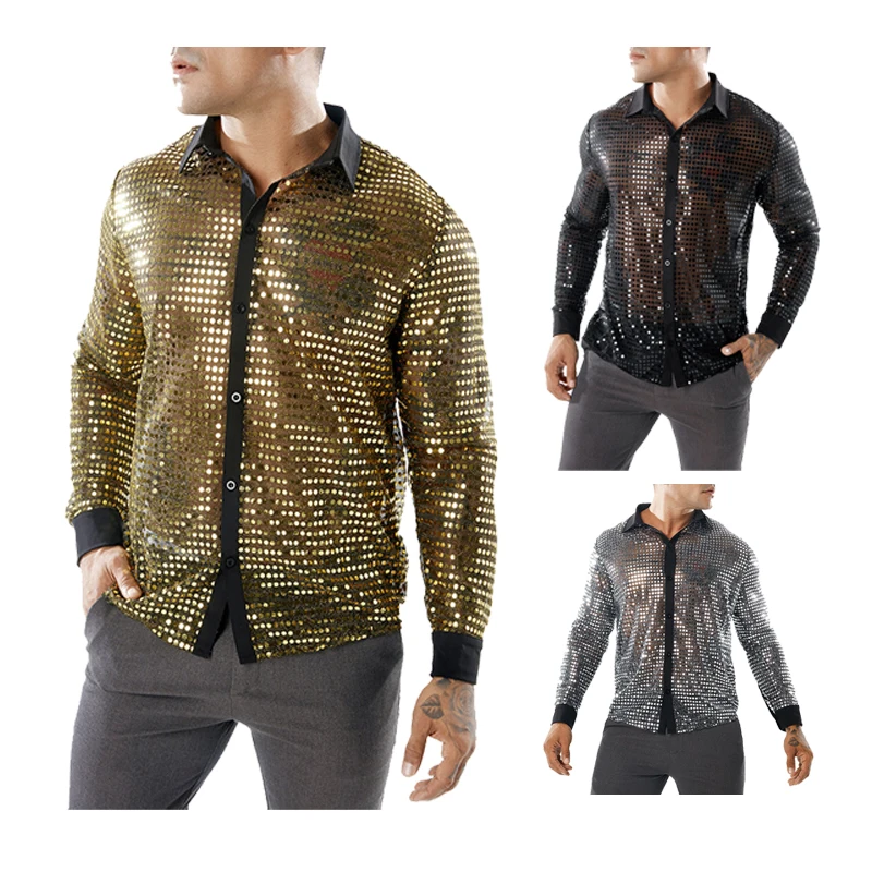 Men's Autumn and Winter Style Dot Scale Night Shop Costume Design Men's Long-sleeved Turn collar Shirt
Men's Autumn and Winter Style Dot Scale Night Shop Costume Design Men's Long-sleeved Turn collar Shirt