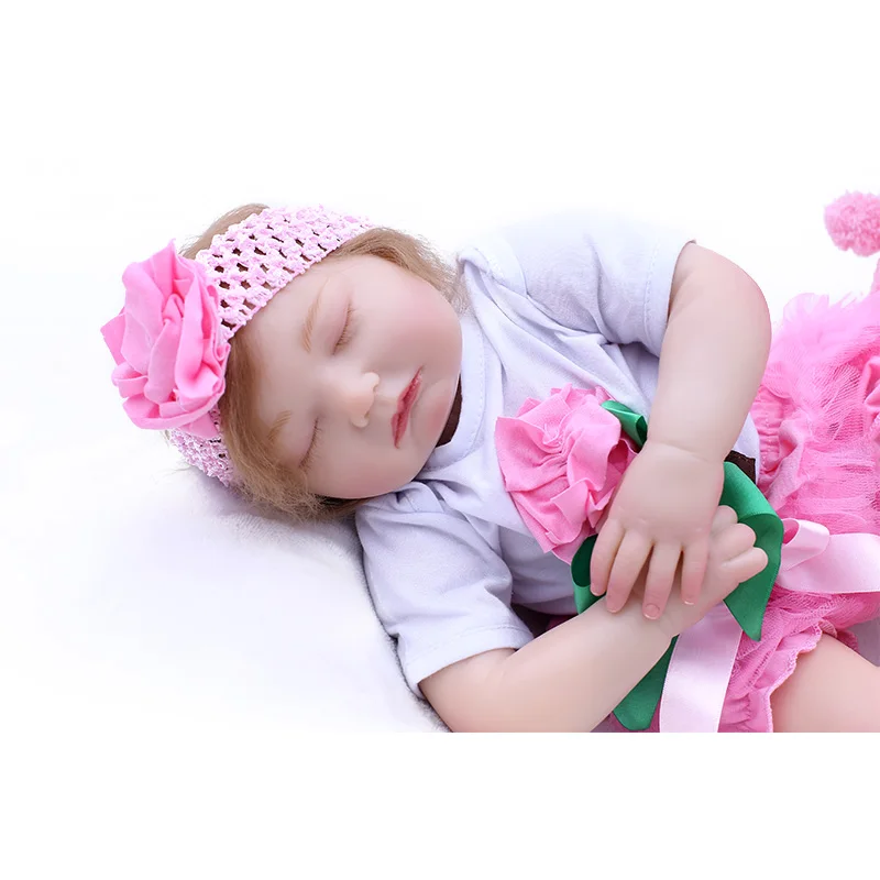 Hot sale 48cm cloth body lifelike toddler sleeping baby girl best kids brithday gift eyes can't open silicone reborn baby dolls
Hot sale 48cm cloth body lifelike toddler sleeping baby girl best kids brithday gift eyes can't open silicone reborn baby dolls