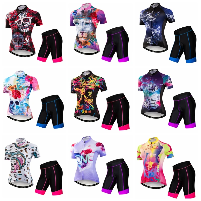 Cycling Jersey Set Women Bike Clothing Breathable Anti-UV Bicycle Short Sleeve MTB Cycling Jersey Shorts 3D Padded Ropa Ciclismo
Cycling Jersey Set Women Bike Clothing Breathable Anti-UV Bicycle Short Sleeve MTB Cycling Jersey Shorts 3D Padded Ropa Ciclismo