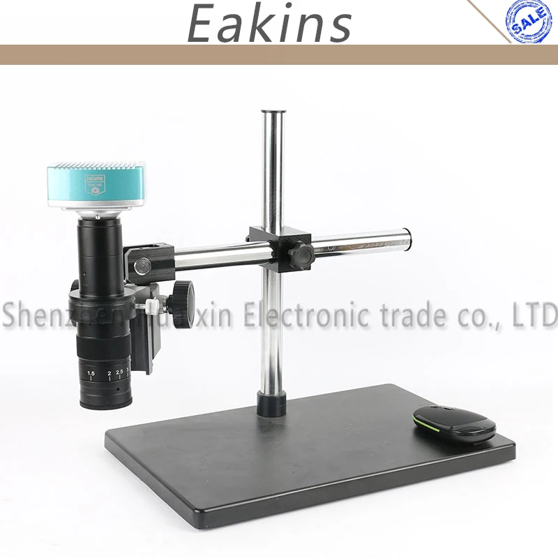 HD 1080P HDMI USB Microscope HD Camera Set SD Video Recorder 180X/300X C-Mount Lens Dual Arm Stereo Table Stand Light
HD 1080P HDMI USB Microscope HD Camera Set SD Video Recorder 180X/300X C-Mount Lens Dual Arm Stereo Table Stand Light