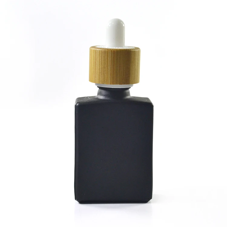 288pcs*30ml matt black Clear rectangular glass dropper bottles with bamboo lid for Eessential oil
288pcs*30ml matt black Clear rectangular glass dropper bottles with bamboo lid for Eessential oil