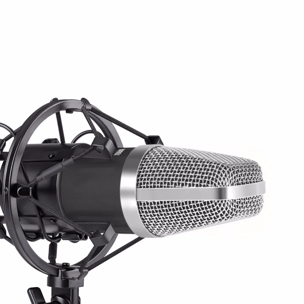 ALAWREX Профессиональный AX-700 Конденсаторный Кардиоидный КТВ Микрофон Pro Audio Studio