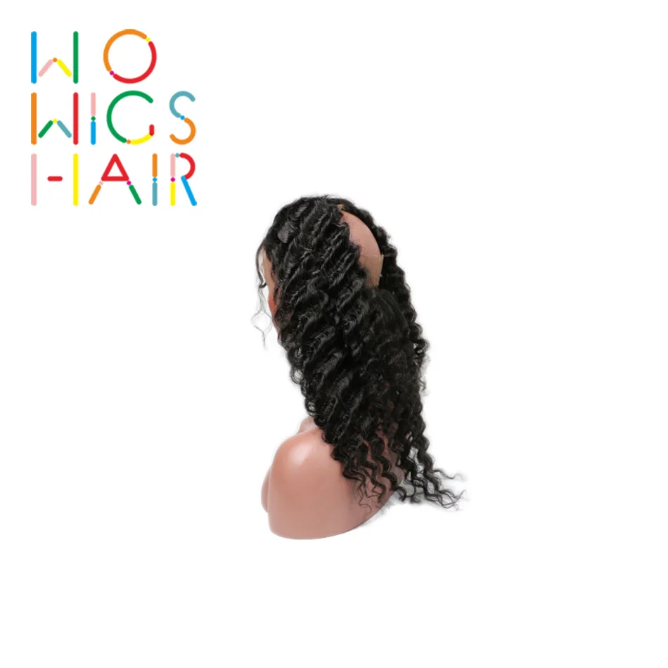 WoWigs Hair Deep Wave 360 Lace Frontal Remy Hair Natural Color 100% Human Hair Free Shipping Pre Plucked With Baby Hair
WoWigs Hair Deep Wave 360 Lace Frontal Remy Hair Natural Color 100% Human Hair Free Shipping Pre Plucked With Baby Hair