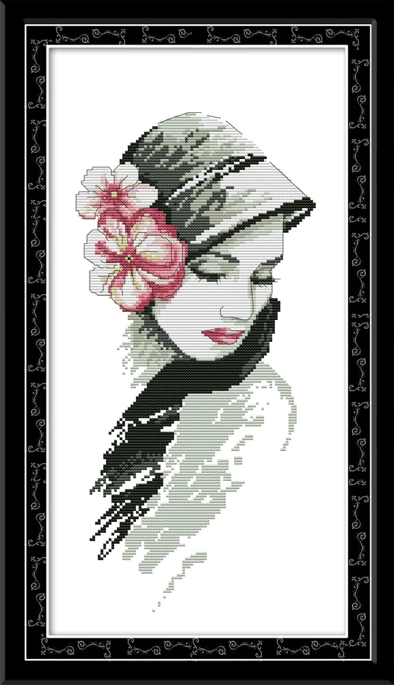Pretty girl with flowers cross stitch kit aida 14ct 11ct count print canvas cross stitches needlework embroidery DIY handmade
Pretty girl with flowers cross stitch kit aida 14ct 11ct count print canvas cross stitches needlework embroidery DIY handmade