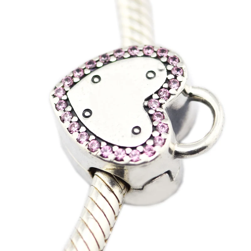 Heart Clip Charms Bead Lock Bead Fit Silver Charm Bracelet & Necklace 925 Silver Jewelry For Women Bracelet DIY New HOT 
Heart Clip Charms Bead Lock Bead Fit Silver Charm Bracelet & Necklace 925 Silver Jewelry For Women Bracelet DIY New HOT