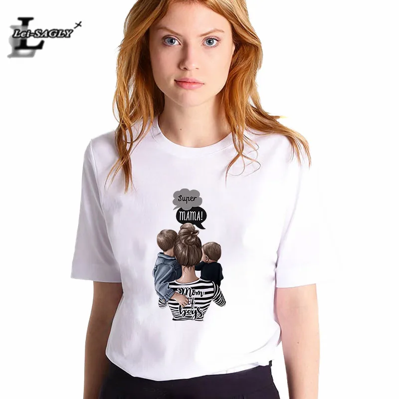 Women's Oversize T-shirt 2021 Summer Super Mom Of Boys Printed Women's Clothing Superdry Woman Shirt Russia Street Casual Tees
Women's Oversize T-shirt 2021 Summer Super Mom Of Boys Printed Women's Clothing Superdry Woman Shirt Russia Street Casual Tees