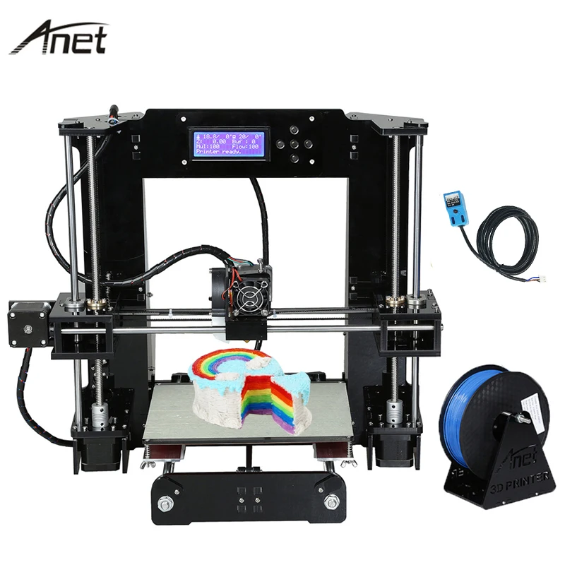 2017 обновление Anet A6 автоматическое выравнивание L Impressora 3d принтер DIY комплект Reprap i3