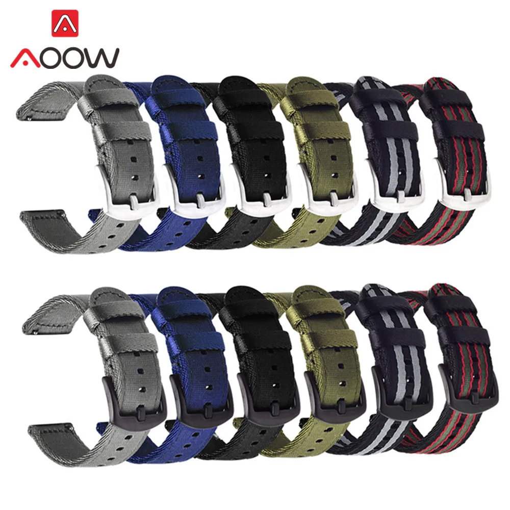 Nylon Strap 18mm 20mm 22mm 24mm for Samsung Galaxy Watch Active2 40mm 44mm Gear S2 Active2 Huawei Canvas Watchband Band Bracelet
Nylon Strap 18mm 20mm 22mm 24mm for Samsung Galaxy Watch Active2 40mm 44mm Gear S2 Active2 Huawei Canvas Watchband Band Bracelet