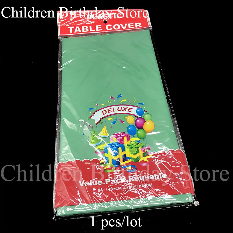 1pcs/lot green disposable plastic tablecloths plain color birthday party decorations green plastic tablecloths green table cover
1pcs/lot green disposable plastic tablecloths plain color birthday party decorations green plastic tablecloths green table cover