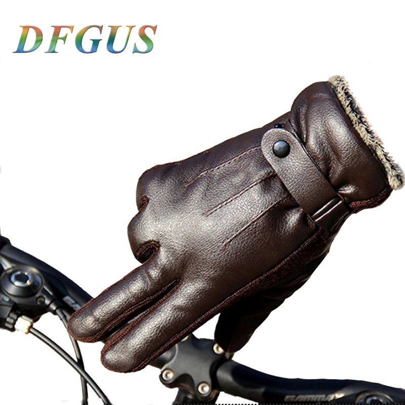 Men's Winter Leather Gloves Thicker Warm Driving Ridding Gloves Mittens Eldiven Male Leather Gloves
Men's Winter Leather Gloves Thicker Warm Driving Ridding Gloves Mittens Eldiven Male Leather Gloves