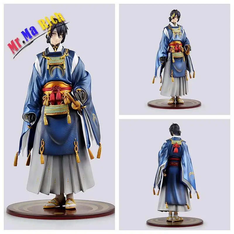 Аниме Touken Ranbu Online Mikazuki Munechika ПВХ фигурка Коллекционная модель игрушки 23 см|model