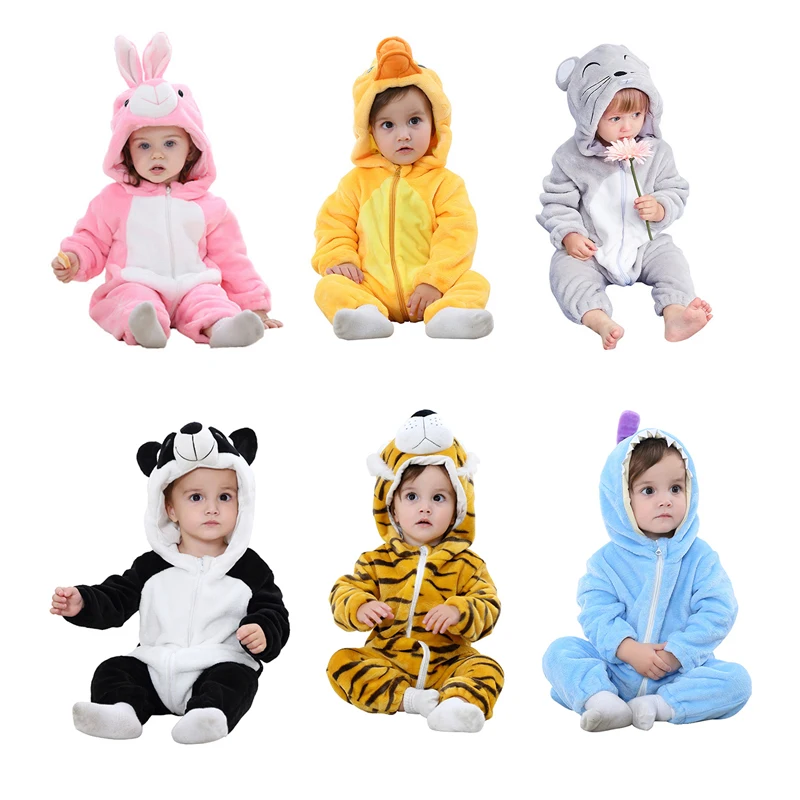 Winter Baby Romper Flannel Front Zipper Loose Warm Cartoon Animal Soft Hooded Romper Baby Warm Christmas Clothes Cosplay Costume
Winter Baby Romper Flannel Front Zipper Loose Warm Cartoon Animal Soft Hooded Romper Baby Warm Christmas Clothes Cosplay Costume