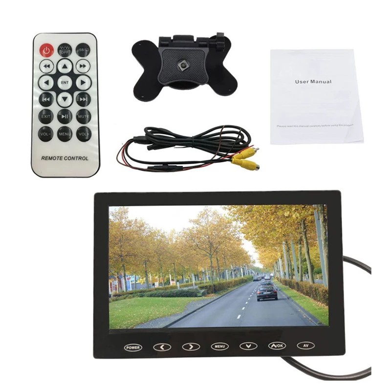 7 inch 800x480 TFT LCD Car HD Color Monitor Screen Touch Button Car Rear View Monitor 2-Channel Video Input Vehicle Headrest Mon
7 inch 800x480 TFT LCD Car HD Color Monitor Screen Touch Button Car Rear View Monitor 2-Channel Video Input Vehicle Headrest Mon