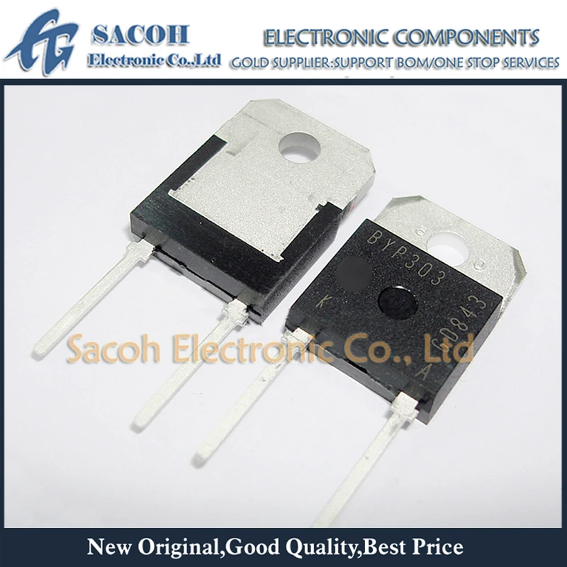 New Original 5PCS/Lot BYP303 or BYP302 or BYP301 or BYP300 TO-218 40A 1200V Fast recovery epitaxial diode
New Original 5PCS/Lot BYP303 or BYP302 or BYP301 or BYP300 TO-218 40A 1200V Fast recovery epitaxial diode